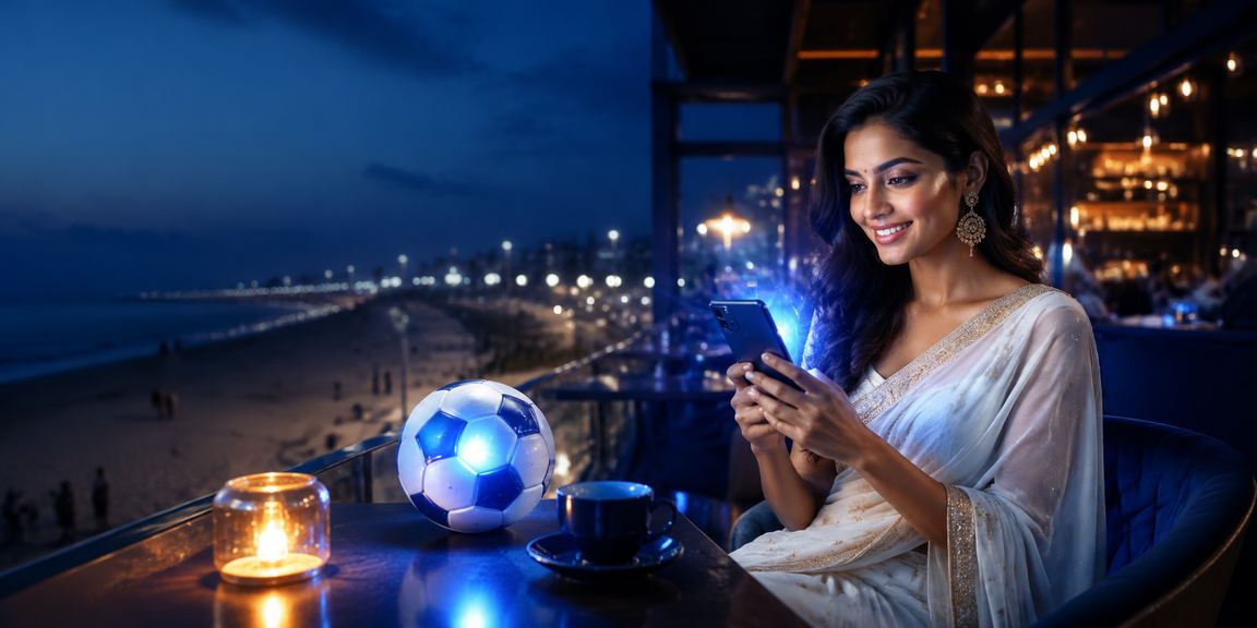 Football betting along Marina Beach with local flavor