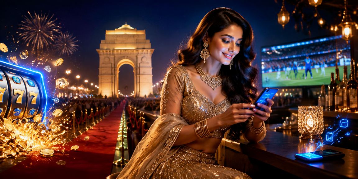 Online slot gaming with Indian gate in Delhi view